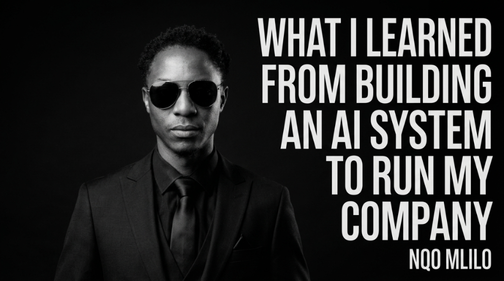 What I Learned From Building an AI System to Run My Company - Nqo Mlilo